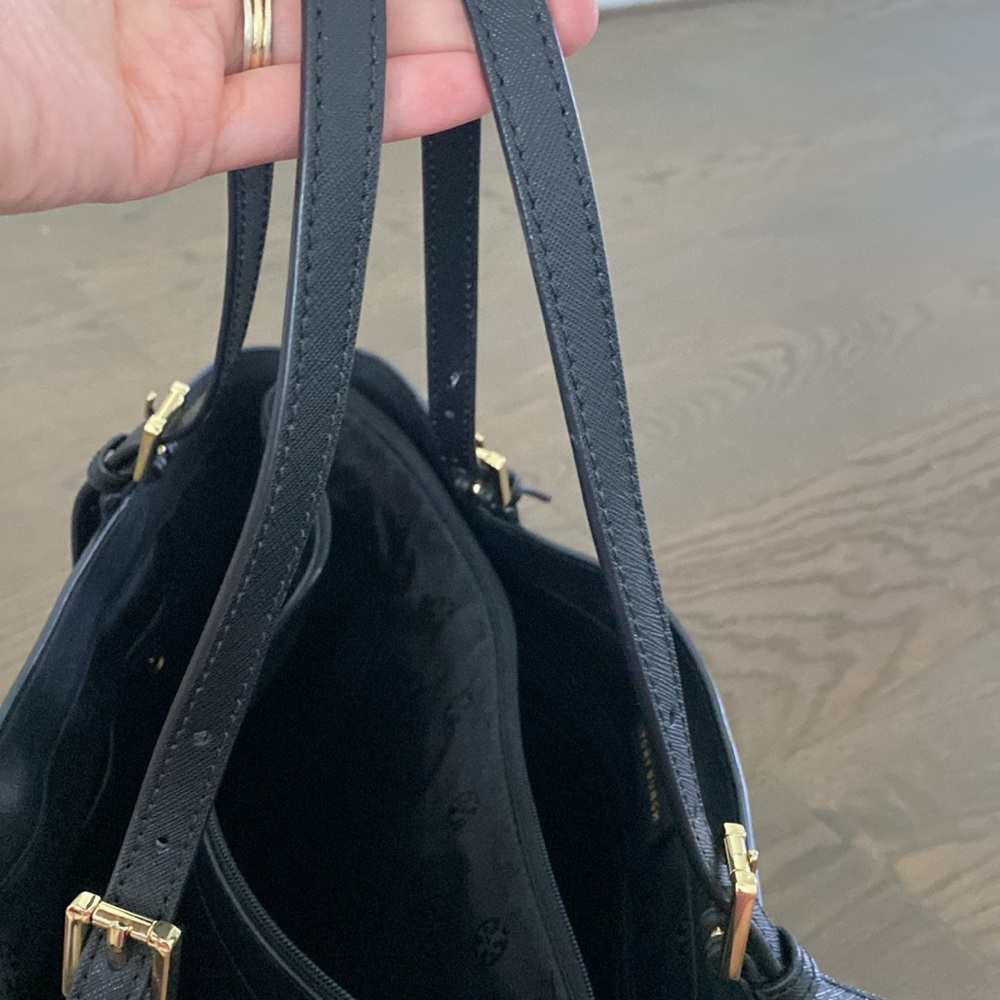 Tory Burch black double handle York tote bag - Picture 7 of 8